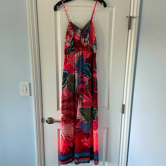 Express Bright Floral Maxi Dress - Picture 1 of 7